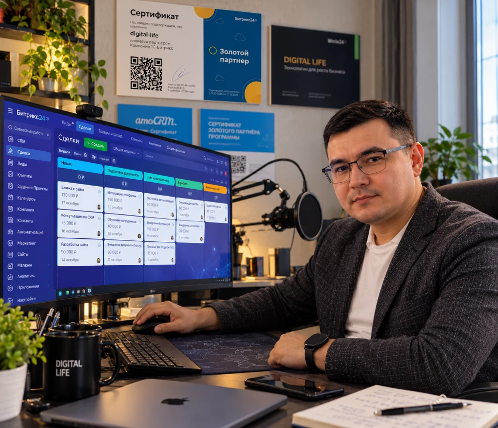 Владислав Агзамов — основатель Digital-Life, CRM и автоматизация бизнеса